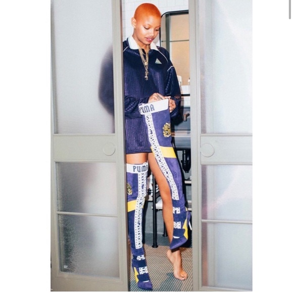 Fenty X puma thigh high boots - Picture 2 of 6